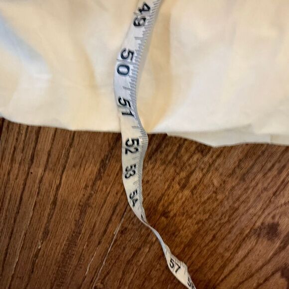 Loft NWT cream poplin bubble hem midi dress size 6 - Picture 10 of 12